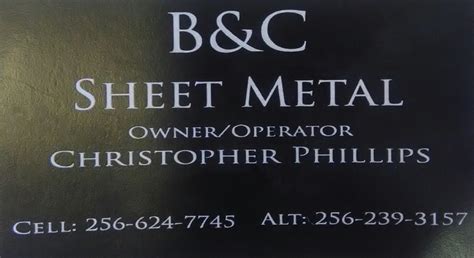 b&c sheet metal contact number